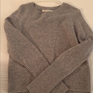 NakedCashmere Soft Gray Crew Neck Sweater